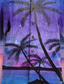 billiga Tropiska skjortor-Herr Skjorta Hawaii skjorta Tryck Galax Grafisk Nedvikt Gata Ledigt Button-Down Kortärmad Blast Designer Ledigt Hawaiisk Bekväm Blå