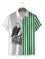 billige Hawaiiskjorts-Herre Skjorte Hawaii skjorte Trykt mønster Grafisk Hawaiisk Aloha Design Aftæpning Avslappet Daglig 3D-utskrift Kortermet Topper Designer Fritid Mote Klassisk Grønn