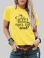 Χαμηλού Κόστους Γυναικεία T-Shirts-Γυναικεία Μπλουζάκι Υψηλής Ποιότητας Καυτή σφράγιση Κείμενο Κοντομάνικο Στρογγυλή Λαιμόκοψη Causal Σαββατοκύριακο Στάμπα Ρούχα Ρούχα Υψηλής Ποιότητας Βασικό Λευκό Μαύρο Θαλασσί