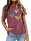 ieftine Tricouri Damă-Pentru femei Tricou De Bază Imprimeu Simplu De Bază Rotund Tricou Standard Vară Alb Negru Roșu Închis Roz Îmbujorat Galben