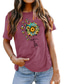 preiswerte T-Shirt-Damen T-Shirt Grundlegend Bedruckt Schmetterling Grundlegend Rundhalsausschnitt T-Shirt Ärmel Standard Sommer erbsengrün Weiß Rosa Gelb Hell Gray