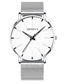 levne hodinky-Náramkové hodinky Křemenný pro Muži Analogové Křemenný Formální styl Stylové Módní Hodinky na běžné nošení Nerez Nerez