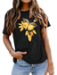 preiswerte T-Shirt-Damen T-Shirt Grundlegend Bedruckt Schmetterling Grundlegend Rundhalsausschnitt T-Shirt Ärmel Standard Sommer erbsengrün Weiß Schwarz Blau Dunkelrot
