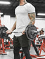 preiswerte Lässige T-Shirts für Herren-Herren 2er Pack Muscle Shirt Bodybuilding Gym Workout Shirt Kurzarm T-Shirt