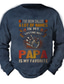 cheap Graphic Sweatshirts-Men&#039;s Unisex Sweatshirt Pullover Graphic Prints Hand Letter Print Daily Sports 3D Print Casual Vintage Hoodies Sweatshirts  Blue