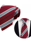 abordables Cravates &amp; noeuds papillons-Homme Cravate Cravates Travail Mariage Gentleman Style formel Style moderne Classique Mode Rayé Formel Entreprise robe ceremonie