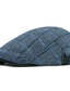 Χαμηλού Κόστους Ανδρικά καπέλα-Ανδρικά Καπέλα Επίπεδο καπέλο Μαύρο Χακί Γκρίζο Καρό Καθημερινό Υπαίθριο Στυλ δρόμου