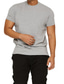 billige Casual T-shirts til mænd-Herre T-shirt Sommer Kortærmet Helfarve Rund hals Gade Afslappet Tøj Tøj Basale Afslappet Mode Hvid Sort Grå