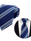 abordables Cravates &amp; noeuds papillons-Homme Cravate Cravates Travail Mariage Gentleman Style formel Style moderne Classique Mode Rayé Formel Entreprise robe ceremonie