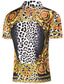 cheap Men&#039;s Printed Shirts-Men&#039;s Shirt Geometric Leopard Classic Collar Holiday Beach Print Tops Tropical Beach Green Blue Pink / Summer / Summer