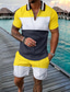 billige klassisk polo-menns kortermet golf skjorte uformell enkel daglig basic sommer hawaii strandbukse dress
