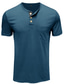 halpa miesten henley-paidat-miesten t-paita hihatasku Henley Stard kesä viininpunainen vihreä sininen kuninkaallinen tummansininen