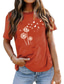 economico T-Shirt da donna-Per donna maglietta Di base Stampa Farfalla Essenziale Rotonda Corte Standard Estate verde pisello Bianco Nero Blu Rosa scuro