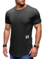 billige Casual T-shirts til mænd-herre t-shirt t-shirt t-shirt ærmer rund hals tynd sommergrøn hvid sort blå grå