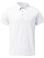 billige klassisk polo-Herre POLO T-skjorte Golf skjorte Helfarge Aftæpning Svart Rosa Hvit Avslappet Daglig Kortermet Knapp ned Klær Mote Fritid Pustende