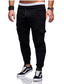 cheap Sweatpants-foreign trade hot sale autumn and winter new men&#039;s pleated stitching fitness pants side large pocket sports pants casual pants men
