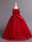billige Blomsterkjoler-Barn Jente Blomsterjente kjole Kjole Blomsternål i krystall Ermeløs Bryllup Fest Lapper Broderi Elegant Prinsesse Polyester Maksi Blomstret broderikjole Kjole med A-linje Sommer Vår 4-13 år Hvit Gul