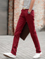 olcso Chinók-férfi színű nadrág alkalmi chino nadrág egyenes nadrág vékony egyszínű
