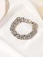 cheap Men&#039;s Trendy Jewelry-Clear Cubic Zirconia Chain Bracelet Classic Vintage Theme Personalized European Rhinestone Bracelet Jewelry Gold For Gift Daily Festival Rupa Bracelet