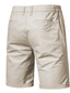 abordables Shorts Cargo-Homme Short Chino Poche Taille elastique Plein Confort Respirable Longueur genou Casual du quotidien 100% Coton Mode Vêtement de rue Noir Vin