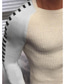 levne pánský pulovrový svetr-Pánské Rolák Pevná barva Dlouhý rukáv Svetrové vesty Tričkový Podzim Vodní modrá Armádní zelená Bílá