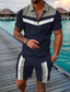levne klasické polo-pánská golfová košile s krátkým rukávem ležérní jednoduché denní základní letní havajské plážové kalhoty oblek