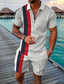 billiga klassisk polo-kortärmad golfskjorta för män casual enkel daglig bas sommar hawaii strandbyxa kostym