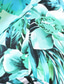 preiswerte Bedruckte Herrenhemden-Herren Hemd Blumen Umlegekragen Strasse Alltag Button-Down Kurzarm Oberteile Alltag Modisch Komfortabel Strand Design Blau-Grün