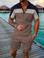 Недорогие классическое поло-мужская рубашка для гольфа с короткими рукавами, повседневный простой повседневный базовый летний гавайский пляжный брючный костюм