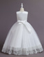 billige Blomsterkjoler-Barn Jente Blomsterjente kjole Kjole Blomsternål i krystall Ermeløs Bryllup Fest Lapper Broderi Elegant Prinsesse Polyester Maksi Blomstret broderikjole Kjole med A-linje Sommer Vår 4-13 år Hvit Gul