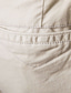 abordables Shorts Cargo-Homme Short Chino Poche Taille elastique Plein Confort Respirable Longueur genou Casual du quotidien 100% Coton Mode Vêtement de rue Noir Vin