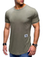 cheap Men&#039;s Casual T-shirts-Men‘s T shirt Tee T-shirt Sleeve Round Neck Thin Summer Green White Black Blue Gray