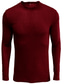 abordables pull-over pour hommes-t-shirt homme tee manche évêque col rond automne moyen&amp;amp; vin d&#039;hiver rouge blanc noir bleu gris