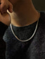 رخيصةأون Men&#039;s Trendy Jewelry-1PC قلادات السلسلة For رجالي شارع هدية مناسب للبس اليومي الصلب التيتانيوم كلاسيكي سعيد الحظ