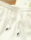 זול מכנסיים קצרים יומיומיים-בגדי ריקוד גברים סגנון קלאסי אופנתי פעיל שורטים שרוך כיס עיצוב שרוך אלסטי קצר מכנסיים ספורט חוץ קזו&#039;אל מיקרו-אלסטי צבע אחיד קומפורט נושם מותן בינוני לבן שחור פול אפור אודם M L XL XXL 3XL