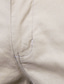 billige Cargoshorts-Herre Chino shorts Lomme Elastisk Talje Vanlig Komfort Åndbart Knælængde Afslappet Daglig 100 % bomuld Mode Gade Sort Vin
