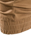 billige Sportsbukser-herre cargo bukser elastisk talje flere lommer fuld længde bukser afslappet uelastisk ensfarvet udendørs sport mid talje armygrøn sort kaki marineblå s m l xl xxl