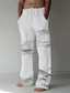 abordables Joggings-Homme Droite Pantalons Impression 3D Cordon Taille elastique Design Mode Grand et grand Casual du quotidien Confort Doux Graphic Peinture à l&#039;encre Taille médiale 3D effet 1 2 3 S M L