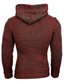 cheap Basic Hoodie Sweatshirts-Men&#039;s Pullover Sweater Hoodie jumper Knit Knitted Print Print Hooded Casual Hoodie Outdoor Clothing Apparel Fall Winter Red Brown Green S M L / Long Sleeve
