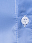 お買い得  メンズカジュアルシャツ-男性用 シャツ 勾配 折襟 ストリート 祝日 ボタンダウン 長袖 トップの カジュアル ファッション 快適 白 + 赤 ブルーホワイト