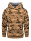 voordelige Gesnoerde stijlen Sweatshirts-2020 herfst en winter nieuwe trend losse casual capuchon trui heren jeugd lamswol camouflage trui