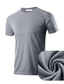 tanie Męskie koszulki casual-Męskie Koszule odprowadzające wilgoć Podkoszulek Równina Półgolf Ulica Święto Krótki rękaw Odzież Moda Designerskie Codzienny Wygodny