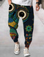 tanie Spodnie dresowe-Męskie Designerskie Elegancki Uprawiający jogging Spodnie dresowe Spodnie Druk 3D Ściągana na sznurek Elastyczny pas Spodnie Sporty na świeżym powietrzu Codzienny Średnio elastyczny Kreskówki Wzory