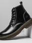 Недорогие Мужские ботинки-Муж. Ботинки Спортивный образ На каждый день на открытом воздухе Повседневные Для прогулок Кожа Черный Весна Лето