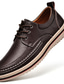 halpa Miesten Oxford-kengät-Miesten Oxford-kengät Muodolliset kengät Liiketoiminta Vapaa-aika Päivittäin ulko- Kävely PU Musta Ruskea Syksy Kesä