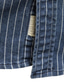 economico camicia spessa da uomo-giacca da uomo giacca di jeans normale tasca cappotto blu navy blu azzurro casual quotidiano autunno cerniera colletto rialzato normale