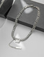preiswerte Trendiger Herrenschmuck-1 Stück Anhänger Halskette For Herren Damen Strasse Geschenk Täglich Titanstahl Stapelbar Glücklich