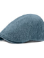 זול כובעים לגברים-בגדי ריקוד גברים כובעים כובע מצחייה שטוח שחור פול כתום חאקי בז&#039; קפה אפור צבע אחיד יום יומי חוץ סגנון רחוב