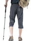 levne Cargo kalhoty-velikost USA pánské ležérní přání velká velikost horolezectví turistika zkrácené kalhoty letní rychleschnoucí kontrastní barva volné cyklistické kalhoty