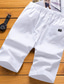 Χαμηλού Κόστους Αθλητικές Φόρμες-Ανδρικά Καθημερινό Ίσια Αθλητικές Φόρμες Κορδόνι Ελαστική μέση Μήκος γόνατος Παντελόνι Υπαίθρια Αθλήματα Streetwear Συμπαγές Χρώμα Λευκό Μαύρο Θαλασσί Χακί Πορτοκαλί M L XL XXL 3XL